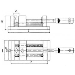Dolex Etau en acier pour perceuse série 300 Long 265 mm Kobleo