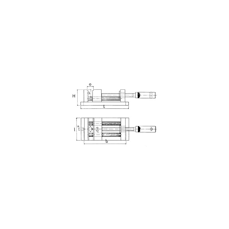 Dolex Etau en acier pour perceuse série 300 Long 315 mm Kobleo