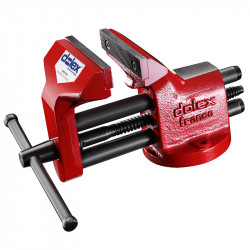 Dolex Etau double guidage fixe L 105 mm ouverture 135 mm série 40 avec serre Kobleo