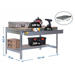 Simon Rack Etabli galvanisé 842x1210x760 mm Charge 600 Kg SIMONWORK BT0 BOX 1200 Simon Rack Kobleo Simon Rack Etabli galvanisé 842x1210x760 mm Charge 600 Kg SIMONWORK BT0 BOX 1200 Simon Rack Kobleo