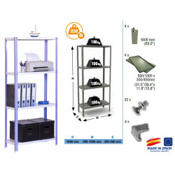 ETAGÈRE RANGEMENT GARAGE LOURDE CHARGE - KOVONA Comparer les prix