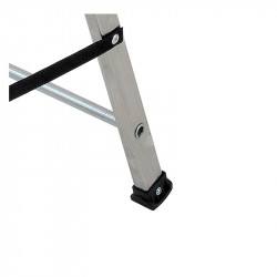 Hailo Escabeau professionnel 6 marches Ht d'accès 335cm Alu Plateforme PEHD Kobleo