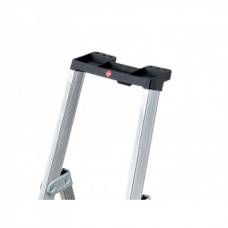 Hailo Escabeau 8 marches Hailo professionnel aluminium plateforme PEHD 184cm Kobleo