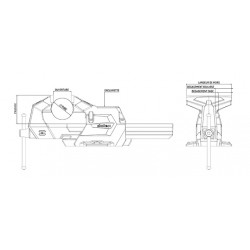 Dolex Etau grande ouverture 320 mm SERAKC250 Dolex Kobleo
