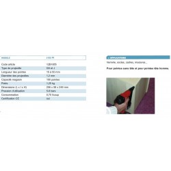 Alsafix Cloueur pnematique J-55 P1 8bar 15-50mm avec coffret Kobleo