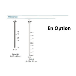 Alsafix Cloueur pnematique J-55 P1 8bar 15-50mm avec coffret Kobleo