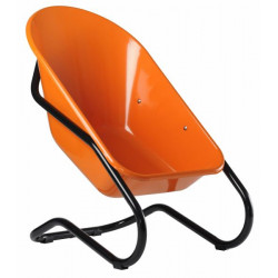 Haemmerlin Fauteuil TABOO brouette détournée orange Kobleo Haemmerlin Fauteuil TABOO brouette détournée orange Kobleo