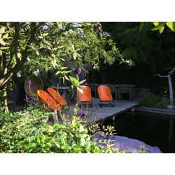 Haemmerlin Fauteuil TABOO brouette détournée orange Kobleo Haemmerlin Fauteuil TABOO brouette détournée orange Kobleo