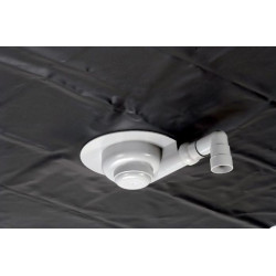 Nicoll Film d'étanchéité à carreler PVC 1,80m x 2,10m avec bonde Kobleo