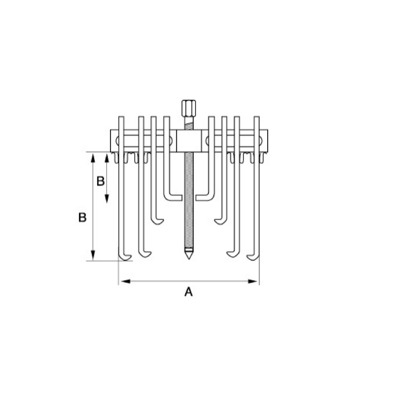 Bahco Extracteur multiple 30-170 mm, 5 pièces 4540-17 Bahco Kobleo Bahco Extracteur multiple 30-170 mm, 5 pièces 4540-17 Bahco Kobleo