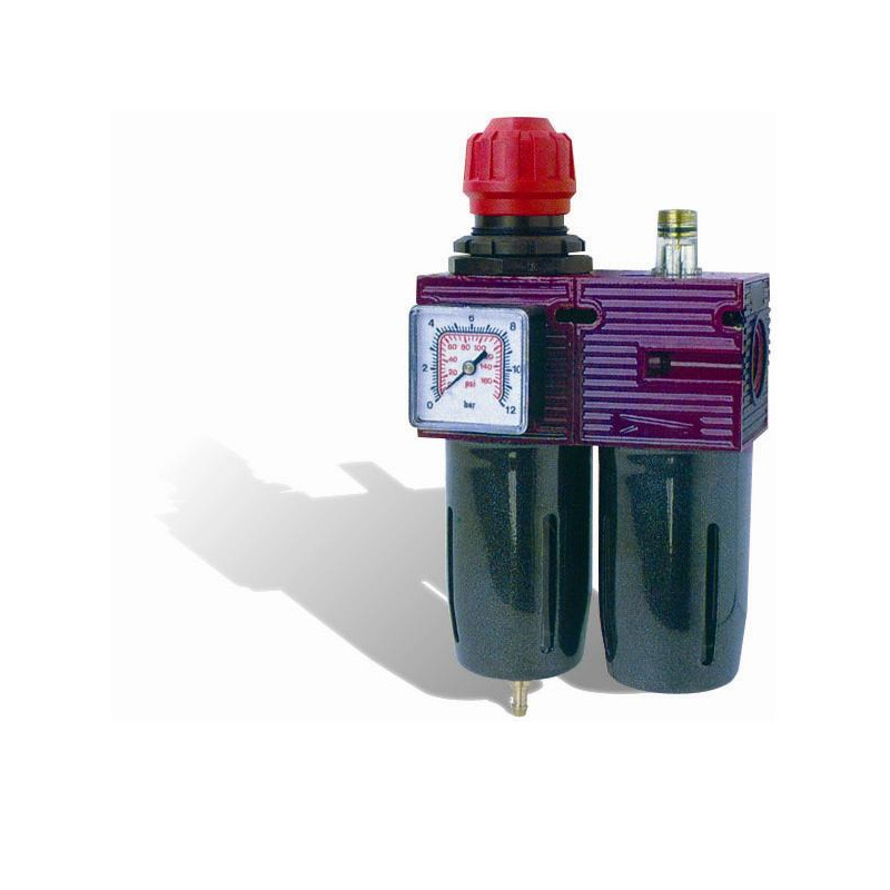 ABAC Filtre régulateur lubrificateur 3/8F & 1/2F FRL3/8C Kobleo