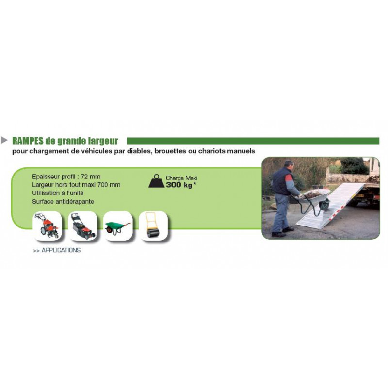 Duarib 1 rampe de grande largeur L x l : 2,50 m x 0,70 m 67620 Duarib Kobleo Duarib 1 rampe de grande largeur L x l : 2,50 m x 0,70 m 67620 Duarib Kobleo