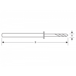 Bahco Foret pilote Diam 635 mm longs arbres supports avec éjection rapide 38 Bahco Kobleo