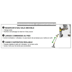 Karcher Injecteur/Extracteur Puzzi 10/1 1250W 25m2/h Karcher Kobleo