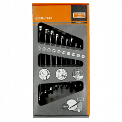 Bahco Jeu de 10 clés mixtes plates 8-22 mm 111M/S10 Bahco Kobleo