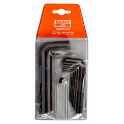 Bahco Jeu de 10 clés mâles 6 pans courtes 1/16-3/8 finition phosphatée 199 Bahco Kobleo