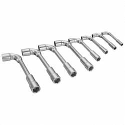 Bahco Jeu 8 clés pipe double débouchée profil Dynamic-Drive 12x6 pans 28M/8 Bahco Kobleo