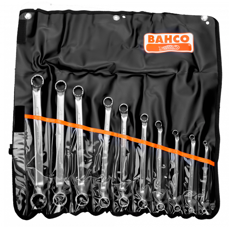 Bahco Jeu de 10 clés polygonales doubles longues coudées en pochette 2M/10T Kobleo Bahco Jeu de 10 clés polygonales doubles longues coudées en pochette 2M/10T Kobleo