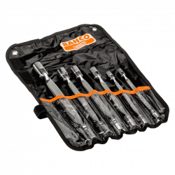 Bahco Jeu 6 clés doubles tête articulée douilles 12 pans pochette plastique  Kobleo