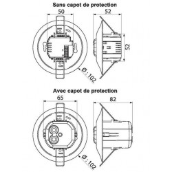 Legrand Interrupteur détecteur autonome Eco 1 Mosaic Kobleo
