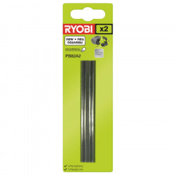 Ryobi Jeu de 2 fers jetables en carbure 82 mm pour rabots PB82A2 Ryobi Kobleo