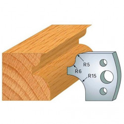 Leman Jeu de 2 fers profilés acier Ht.40 mm N°011 Leman Kobleo