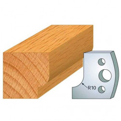 Leman Jeu de 2 fers profilés acier Ht.40 mm N°013 Leman Kobleo