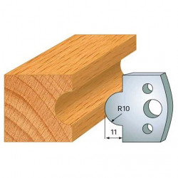 Leman Jeu de 2 fers profilés acier Ht.40 mm N°014 Leman Kobleo