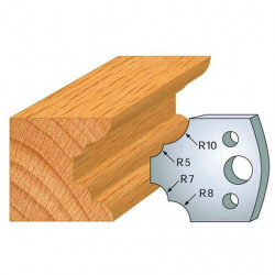 Leman Jeu de 2 fers profilés acier Ht.40 mm N°022 Leman Kobleo