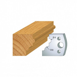 Leman Jeu de 2 fers profilés acier Ht.40 mm N°024 Leman Kobleo