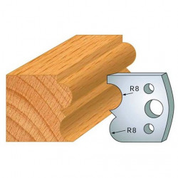 Leman Jeu de 2 fers profilés acier Ht.40 mm N°028 Leman Kobleo