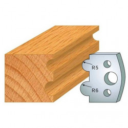 Leman Jeu de 2 fers profilés acier Ht.40 mm N°030 Leman Kobleo