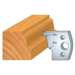 Leman Jeu de 2 fers profilés acier Ht.40 mm N°031 Leman Kobleo