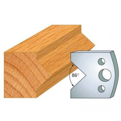 Leman Jeu de 2 fers profilés acier Ht.40 mm N°034 Leman Kobleo