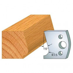 Leman Jeu de 2 fers profilés acier Ht.40 mm N°037 Leman Kobleo