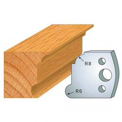 Leman Jeu de 2 fers profilés acier Ht.40 mm N°053 Leman Kobleo