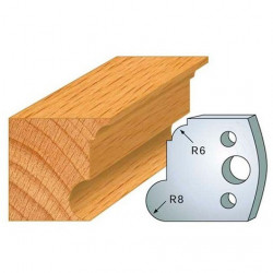 Leman Jeu de 2 fers profilés acier Ht.40 mm N°054 Leman Kobleo