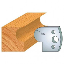 Leman Jeu de 2 fers profilés acier Ht.40 mm N°058 Leman Kobleo