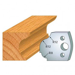 Leman Jeu de 2 fers profilés acier Ht.40 mm N°061 Leman Kobleo