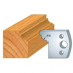 Leman Jeu de 2 fers profilés acier Ht.40 mm N°067 Leman Kobleo