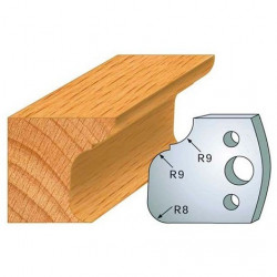 Leman Jeu de 2 fers profilés acier Ht.40 mm N°068 Leman Kobleo