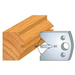 Leman Jeu de 2 fers profilés acier Ht.40 mm N°071 Leman Kobleo