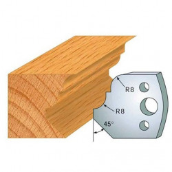 Leman Jeu de 2 fers profilés acier Ht.40 mm N°073 Leman Kobleo