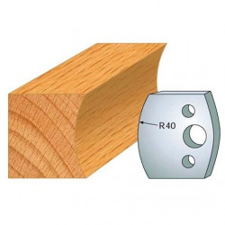 Leman Jeu de 2 fers profilés acier Ht.40 mm N°087 Leman Kobleo