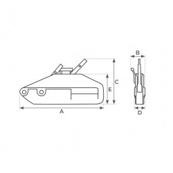 Stockman Treuil à câble sans fin capacité 1600 kg câble Diam 11 mm GP16 Stockman Kobleo Stockman Treuil à câble sans fin capacité 1600 kg câble Diam 11 mm GP16 Stockman Kobleo