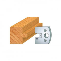 Leman Jeu de 2 fers profilés acier Ht.40 mm N°092 Leman Kobleo
