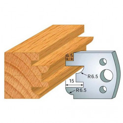 Leman Jeu de 2 fers profilés acier Ht.40 mm N°096 Leman Kobleo