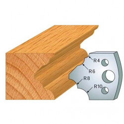 Leman Jeu de 2 fers profilés acier Ht.40 mm N°126 Leman Kobleo