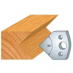Leman Jeu de 2 fers profilés acier Ht.40 mm N°127 Leman Kobleo