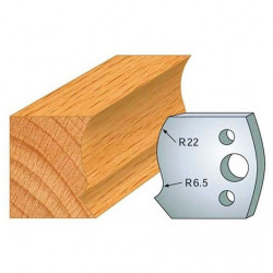 Leman Jeu de 2 fers profilés acier Ht.40 mm N°128 Leman Kobleo